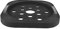 ULDIGI Gas Tank Holder Tray Grey Rattan Gas Bottle Storage Round Movable Wheels