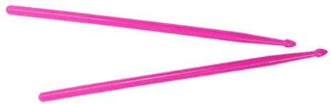 ClAZTyict 2 Stück Drumming Performance Sticks Nylon Glow Drumsticks Bühnenkünstler Schlagzeuger Geschenk Drumsticks (Pink)