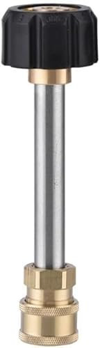 Adaptateur de nettoyeur haute pression pour Bosch AQT Black & Decker à connexion rapide de 6,35 mm, accessoires de nettoyeur haute pression Titan - Extension de lance à mousse (Karcher HD)