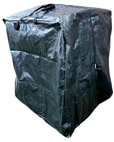 KUVIAS Garden Outdoor Cushion Covers Storage Bag - Heavy Duty Extra Large Weather Proof Garden Furniture Covers Water-Resistant Patio Cushion Jumbo Big Zipped Storage Bags with Handle (81 x 74 x 89cm)