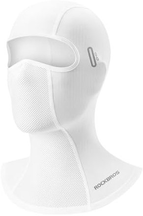 ROCKBROS Sturmhaube UPF 50+ Kühlende Balaclava Gesichtsmaske Damen Herren Atmungsaktiv Sommer für Outdoor Sports Radfahren Fahrrad Motorrad
