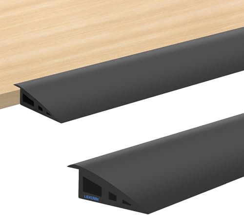LIEKUMM Rubber Threshold Ramp 100 cm, 3–3.5 cm Height Floor Transition Strips, 1000 kg Load Capacity Threshold Strips for Doorways, Wheelchair Ramps for Doorways, Grass, Mobility Scooters, Golf Cart