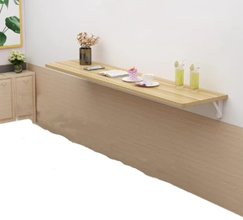 RAABYU Multifunktionaler, einfacher Klapptisch zum Aufhängen an der Wand, eleganter schwebender Tisch für kleine Räume, zum Aufhängen an der Wand in der Küche, Klappsc