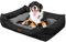 Bjird Hundebett - Hundekorb für kleine mittelgroße & große Hunde - Bequemes Haustierbett - Hundekissen - Hundesofa - wasserabweisend - Größe: XXL - 125x98 cm
