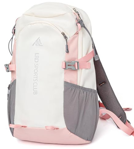 Outplea Sac à Dos de Randonnée Léger et Multifonctionnel 20L pour Femme, Sac a Dos Voyage Imperméable durable Sac de Sport Plein air Loisirs Camping Vélo-Rose