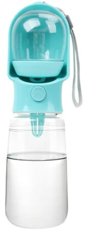 Bottiglia d'acqua portatile per cani, distributore di ciotola d'acqua per cani portatile - Ciotola leggera per cuccioli - Bottiglie d'acqua per animali domestici a prova di perdite esterne Dispenser d