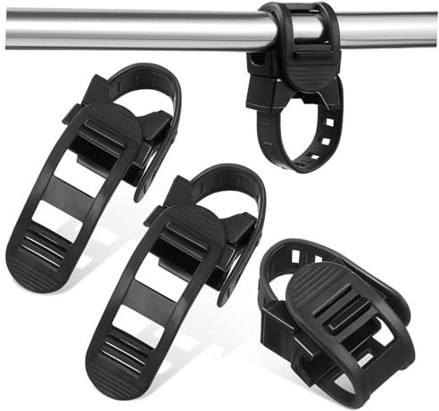 Happyyami 4stücke Fahrradlicht Halterung Verstellbarer Für Verschiedene Taschenlampen Multifunktionale Halterung Für Fahrräder Angelruten Und Mehr