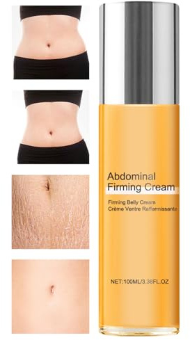 Crème raffermissante pour ventre plat – Crème raffermissante efficace pour le ventre | Crème raffermissante et raffermissante pour le corps pour la taille et l'abdomen | Lotion de massage pour le