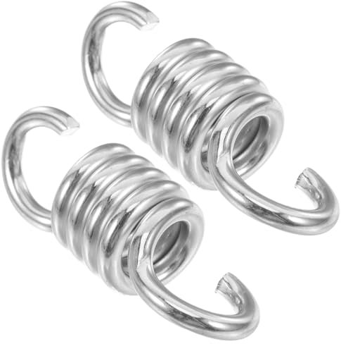 BESPORTBLE Hammock Chair Spring: 2pcs Swing Hooks Heavy Duty, Metal Hammock Spring, Replacement Swing Hook 6.5x34x95mm