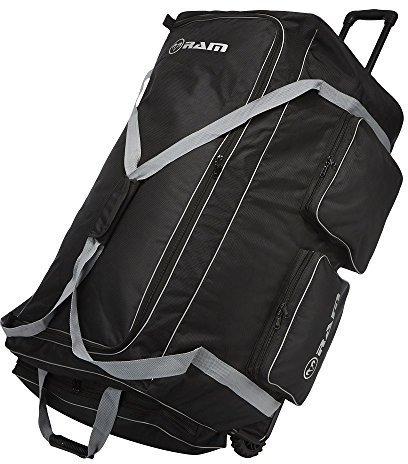 RAM Team Kit sac – Pro – Poignée rétractable, Noir/argent – 107 cm x 43 cm x 38 cm