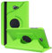 SOTEFE® Samsung Galaxy Tab A6 10.1 SM-T580 Funda - 360° Rotación Cuero PU Funda Soporte Protección Cáscara para Tablet Samsung Galaxy Tab A 10.1 SM-T580/T585 + Protección de Pantalla-Verde