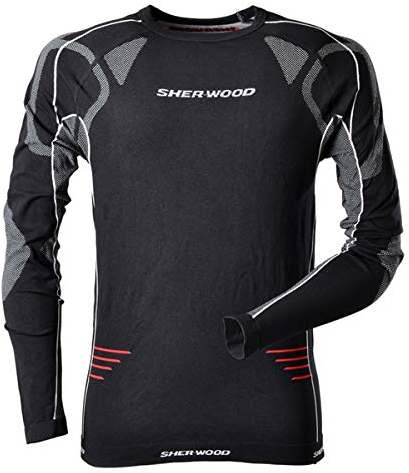Sherwood Comfort Compression Unterwäsche Trainingsunterwäsche, schwarz, Senior