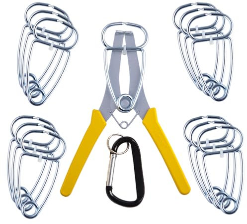 Feiyang 13 Miter Spring Clamps with Pliers for Woodworking,Wood Trim,Picture Frames and Moldings