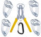 Feiyang 13 Miter Spring Clamps with Pliers for Woodworking,Wood Trim,Picture Frames and Moldings
