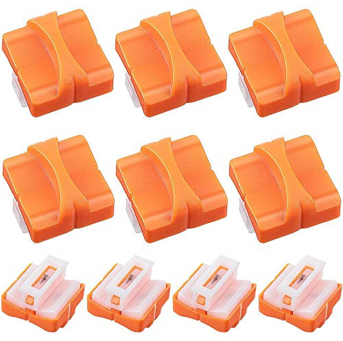 Mudder Ersatzklingen für Papierschneider, Ersatzklingen, Nachfüllklingen für A4-Papierschneider in Schwarz und Weiß, Orange, 10 Stück