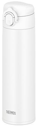 [Modèle lavable au lave-vaisselle] Bouteille d'eau thermos, tasse portable isolée sous vide, 500 ml, blanc JOK-500 WH