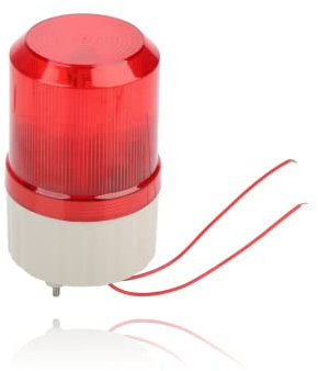 220V 2A Voyant d'avertissement LED,100dB Rouge LED Lumière de Stroboscopique Ampoule LED Avertissement Alarme de Industriel Clignotant Rotatif