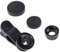 Balacoo Kamera Objektiv Kit für Phone Tragbare 3 in 1 Handy Objektiv Fisheye Makro Weitwinkel Externe Objektiv mit Objektiv Clip Handy Fotografie Zubehör für iPhone 6S/ 7/8/ X (Schwarz)
