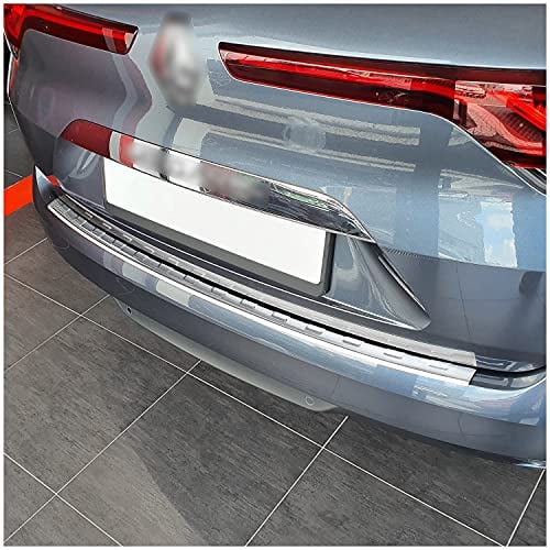 tuning-art BL1009 Ladekantenschutz mit Abkantung passend für Renault Mégane 4 Grandtour FL 2021-, Farbe:Silber