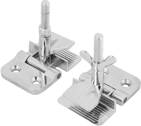 2 piezas de abrazaderas de serigrafía Abrazadera de bisagra de mariposa para marco de pantalla para máquina de marco de serigrafía, para fijar malla de serigrafía, herramienta de bricolaje para prensa