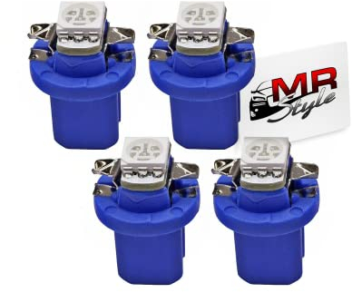 MR-Style Set Aufkleber und 4x high Power LED Tachobeleuchtung (blau) kompatibel mit Opel Zafira A Corsa C Tigra Twin, Instrumentenbeleuchtung Umbauset