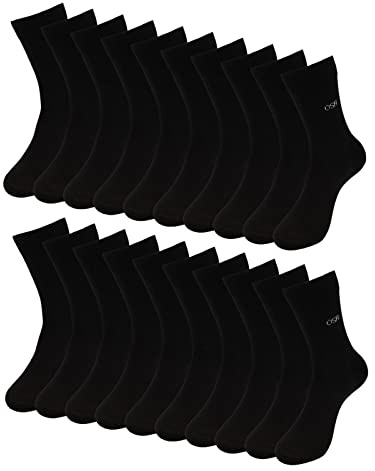 ONE STRANGE ROCK Herren Business Socken 10 Paar, Größe:39-42, Artikel:-900 black