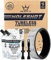 Peaty's Holeshot Tubeless-Umrüstkit - Enduro und DH, 30mm Felgenband, 42mm Tubeless Ventil, 2 x 120ml Biofibre Reifendichtmittel Fahrrad, Felgen- und Pannenschutz Fahrrad, Zubehör für Reifen & Felgen