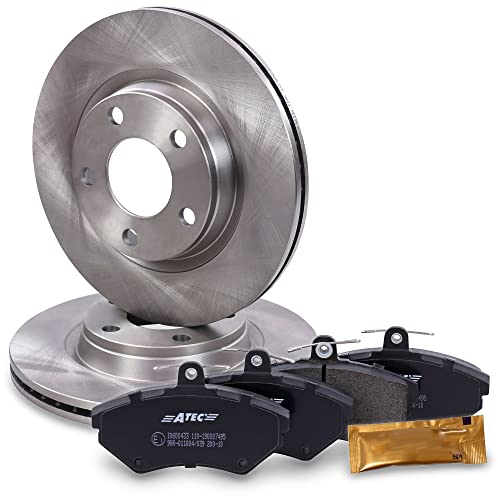 ATEC Germany Bremsenset Vorderachse inkl. Bremsscheiben Ø 280 mm Belüftet + Bremsbeläge Vorne Kompatibel mit A udi A4 B5 (8D2), A4 B5 Avant (8D5), VW PASSAT B5 (3B2), PASSAT B5 Variant (3B5)