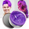 violett temporäres Haarfärbewachs 200g Natürliche Instant-Haarfarbe Wachs Pomaden, Haarstyling Ton für Party, Cosplay, Halloween, Weihnachten (violett)