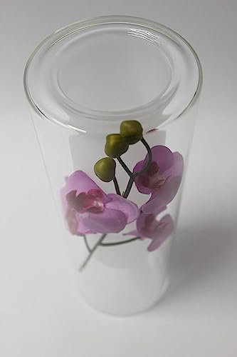 Vase orchidées à double paroi Décoration Fleurs