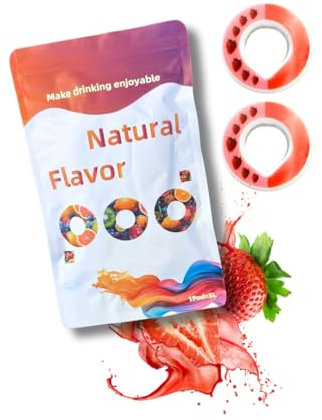 Srawberry Air It Ups Flavor Pods for Water Bottle (2 Pack) - Scented Cartridges for Airs Up Water Bottle