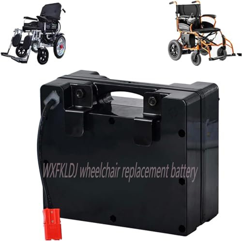 Dbtxwd 24V electric wheelchair battery 24V 20Ah 25Ah 30Ah lithium battery with charger for 200W-750W motor Lead Acid Replacement Batteries,24V 20Ah