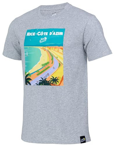 Tour de France T-Shirt Arrivée Nice Côte d'Azur - Collection Officielle Cyclisme - Taille M
