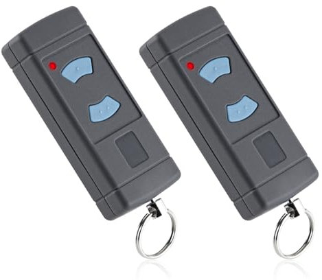 AKVF Lot de 2 Émetteur Garage Boutons Bleus 868MHz Remplacement pour HORMANN HSE2-868 HSM4-868 HSE4-868 Compatible avec Tubauto HSM4-868 HS4-868