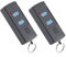 AKVF Lot de 2 Émetteur Garage Boutons Bleus 868MHz Remplacement pour HORMANN HSE2-868 HSM4-868 HSE4-868 Compatible avec Tubauto HSM4-868 HS4-868
