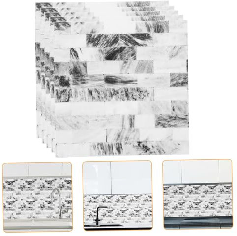 Hemobllo 10 Piezas De Pegatinas De Azulejos Antiguos Pegatina Retro De Cocina Papel Tapiz Retro Para Paredes Papel Tapiz Retro Papel Tapiz Retro Pegatina De Pared De Cocina Adornos