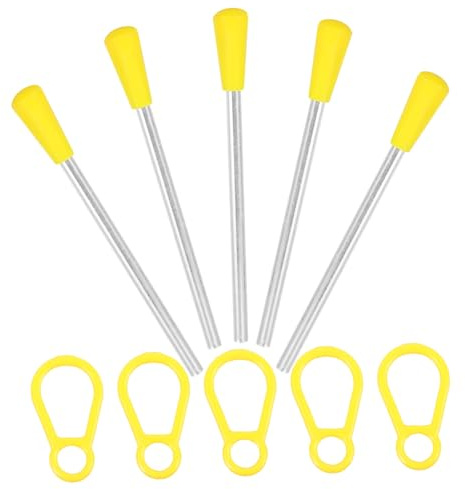 GOOHOCHY Triangel Schlaginstrument Holzhammer Percussion Sticks Kunststoff Dreieck-mallets Für Anfänger Und Profi Musiker