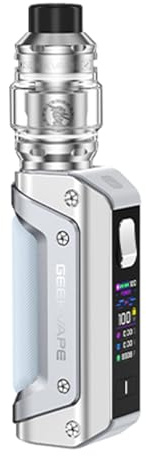 Geekvape Aegis Solo 3 Kit / S100 Mod Kit mit Z Subohm 2021 Tank (Z 0.2ohm / Z0.4XM Coil) 5.5ml externe 18650 Batterie Kein Batterie,Kein Nikotin (Silber)