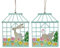 Gisela Graham Easter Greenhouse Hanging Decorations, set of 2