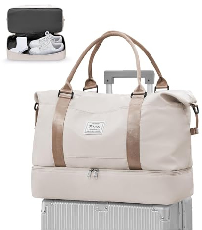 WEPLAN Bolsa Viaje 45x36x20 Easyjet Cabin Bag Bolsa Fin de Semana Mujer