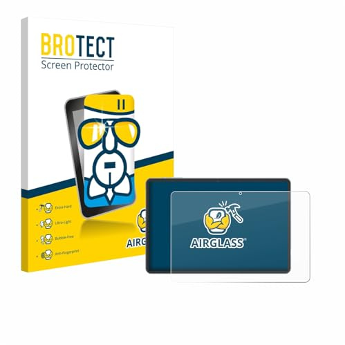 BROTECT Schutzglas für QDDQ T901 10 Schutzfolie Panzer Folie Glas Displayschutz Made in Germany [Kratzfest 9H, Anti-Fingerprint,Transparent]