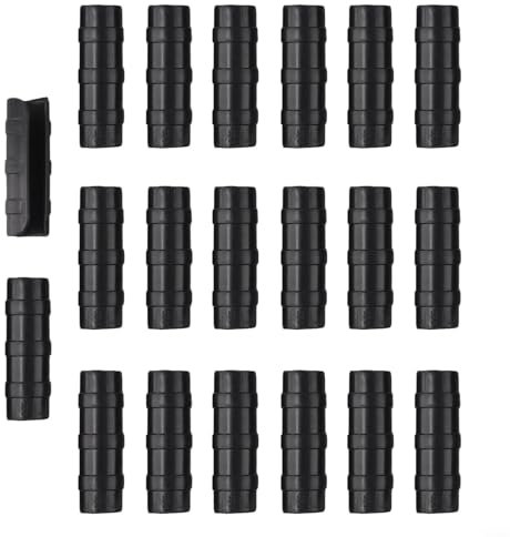 Lot de 20 colliers de serrage pour tuyau de serre - Connecteurs solides et tenaces pour différentes tailles de tuyaux (25 mm)