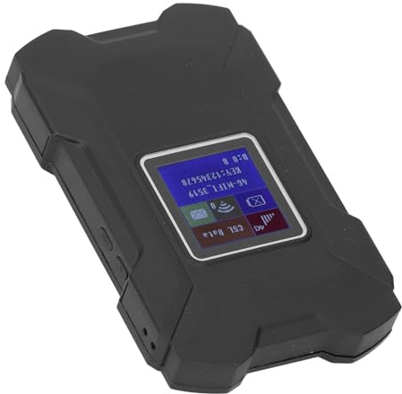 Plyisty Tragbarer Mobiler Hotspot-WLAN-4G-Router mit Langer Akkulaufzeit für Geschäftsreisende Im Auto (Black)