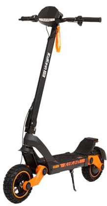 KuKirin Scooter électrique adulte pliable, longue autonomie, roues 10 sans chambre, double frein à disque, écran tactile LED, suspension, ville et aventure G3