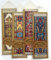 FOLIO by fun-n-nuf inc. Orientalisches Teppich-Lesezeichen (4er-Set), verschiedene Designs, elegant, hochwertig, gewebter Stoff