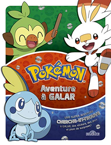 Pokémon - Livre collector - Aventure à Galar: Une super aventure cherche et trouve à Galar, des stickers, des jeux et pleins de surprises !