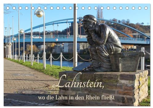 Lahnstein, wo die Lahn in den Rhein fließt (Tischkalender 2026 DIN A5 quer), CALVENDO Monatskalender: Impressionen von Rhein und Lahn bei Lahnstein (CALVENDO Orte)