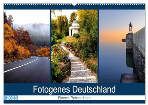 Fotogenes Deutschland (Wandkalender 2026 DIN A2 quer), CALVENDO Monatskalender: Einige der schönsten, bekannten und weniger bekannten Ecken Deutschlands (CALVENDO Orte)