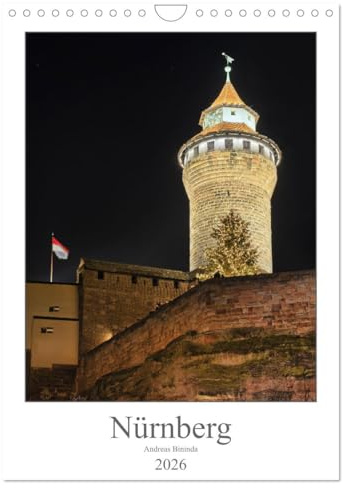 Nürnberg (Wandkalender 2026 DIN A4 hoch), CALVENDO Monatskalender: Bilder von Nürnberger Wahrzeichen im Hochformat (CALVENDO Orte)
