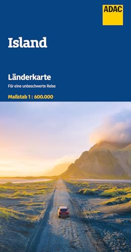 ADAC Länderkarte Island 1:600.000: Straßenkarte und Autokarte